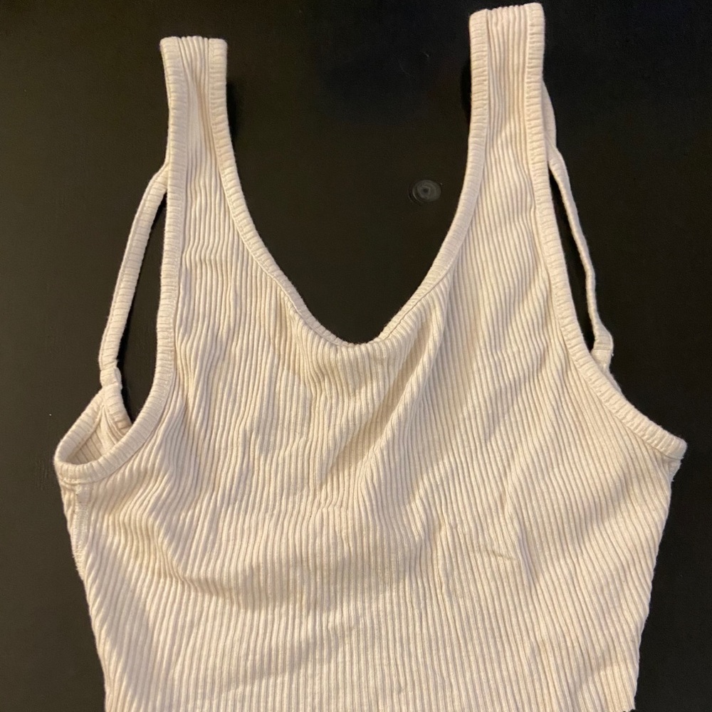 White crop top